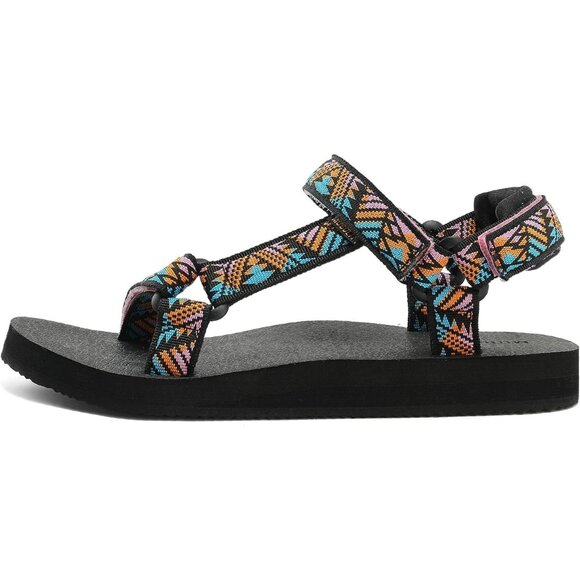 Muboliy Size 8.5 Sandals Adjustable Straps EVA Yoga Mat Insole Arch Support - Picture 5 of 11